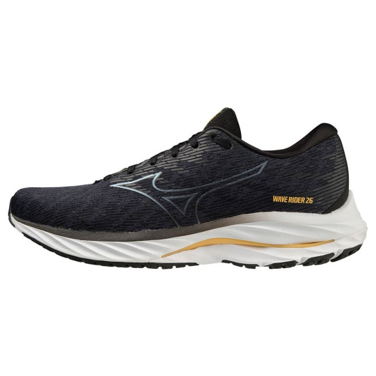 MIZUNO WAVE RIDER 26 / Odyssey Gray / Metallic Gray / Pale Marigold / 50.0/14.0