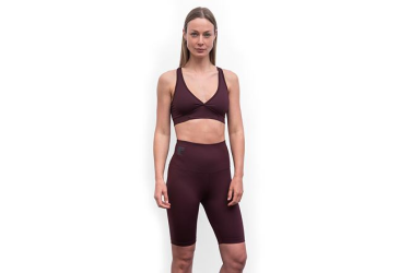 SENSOR INFINITY ECO dámské legíny biker shorts port red velikost