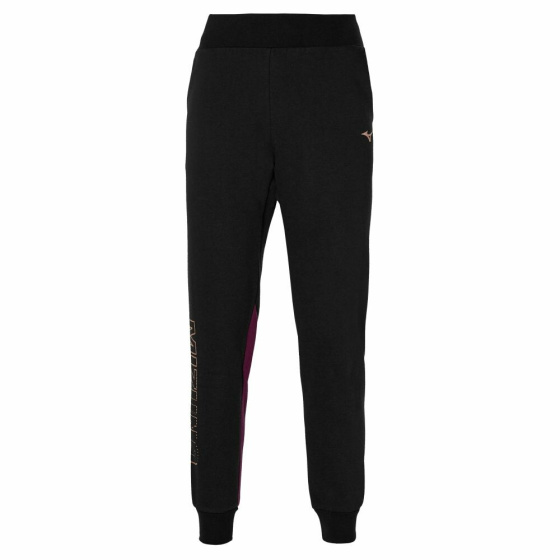 MIZUNO Mizuno Sweat pant / Black/Grape Wine /