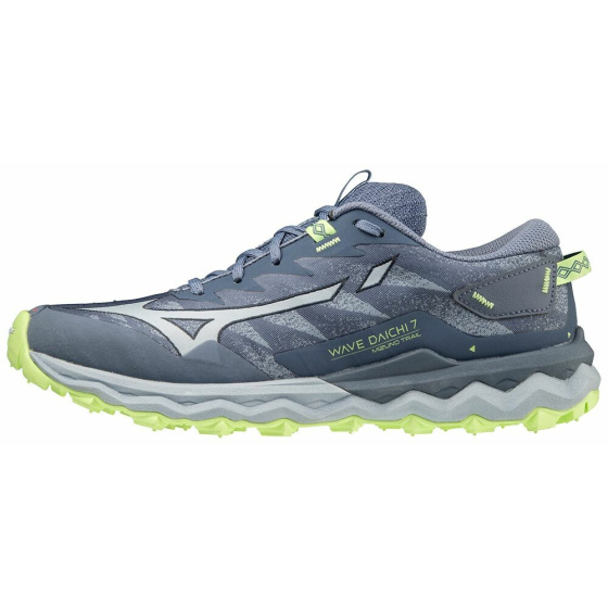 MIZUNO WAVE DAICHI 7 / Vintage Indigo/Subdued Blue/Neo Lime /