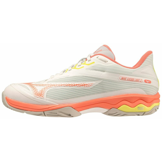 MIZUNO WAVE EXCEED LIGHT 2 / SnwWht/FCoral/SSpring / 42.0/8.0