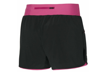 MIZUNO 2 in 1 4.5 Short / Black/Magenta Haze /