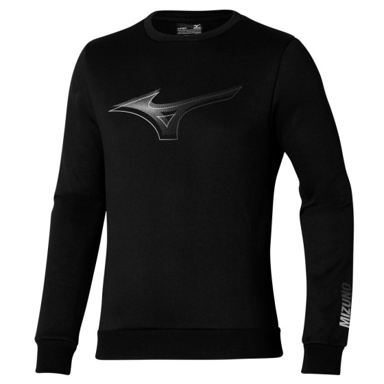 MIZUNO Release Crew Sweat / Black /