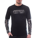 FT MEN'S ESCAPE MERINO LONG SLEEVE TEE BLACK/CAMO velikost