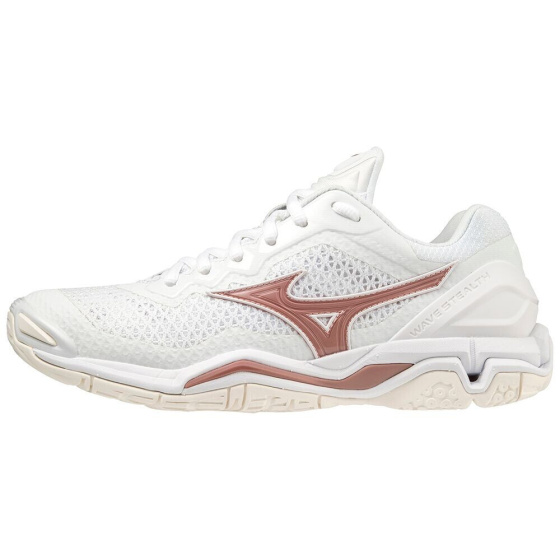 MIZUNO WAVE STEALTH V / White  / Rose / Snow White  / 38.5/5.5