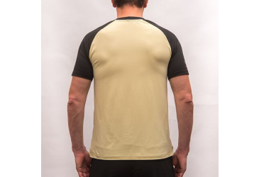 FT MEN'S HORIZON SHORT SLEEVE TEE SAND/BLACK velikost