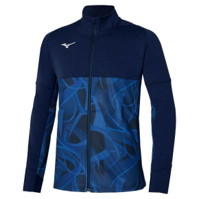 MIZUNO Paris Athlete Hybrid Warm up Jacket / Navy Blue /