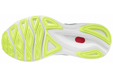 MIZUNO WAVE SKYRISE 3 / White/White/Neo Lime /