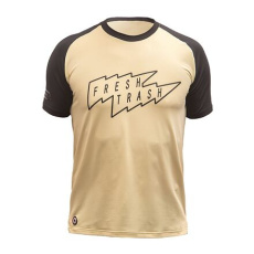 FT MEN'S HORIZON SHORT SLEEVE TEE SAND/BLACK velikost