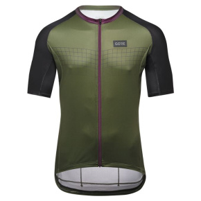 GORE Grid Fade Jersey 2.0 Mens utility green/process purple L