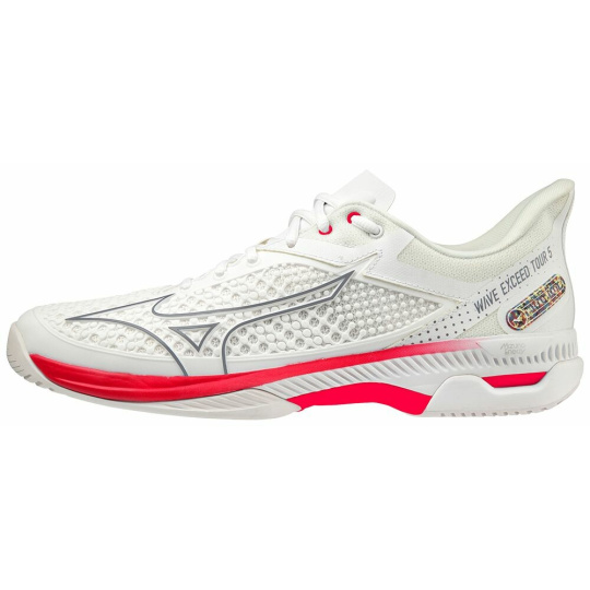 MIZUNO WAVE EXCEED TOUR 5 CC / Undyed White / Quiet Shade / Opera Red  /