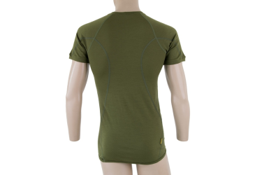 SENSOR MERINO ACTIVE pánské triko kr.rukáv safari green velikost