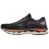 MIZUNO WAVE SKY 6 / Black / Quicksilver / Hot Coral /