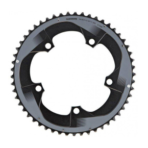 11.6218.032.000 - SRAM CRING ROAD RED 11S 53T 130 AL5 BTBLK 2PN