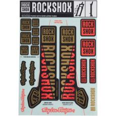 00.4318.021.000 - ROCKSHOX DECAL KIT TLD 35MM GOLD/ORANGE