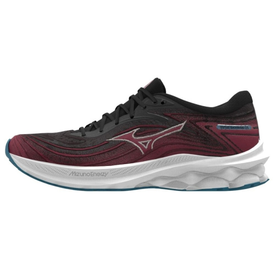 MIZUNO WAVE SKYRISE 5 / Black/White Sand/Rumba Red /