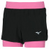 MIZUNO ER 2in1 Short / Black/Wild Orchid /