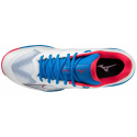 MIZUNO WAVE EXCEED LIGHT CC PADEL / White /  Opera Red / Prace Blue /