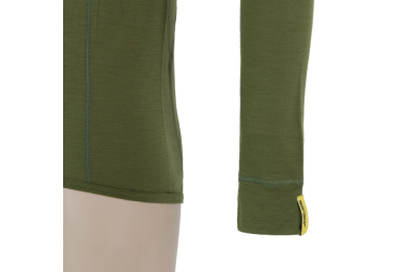 SENSOR MERINO ACTIVE pánské triko dl.rukáv safari green velikost