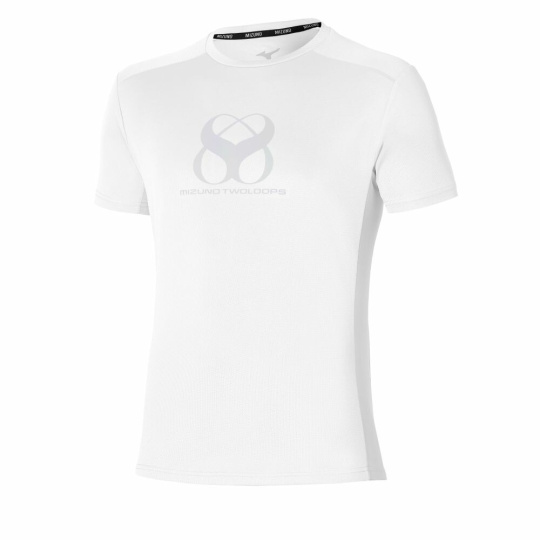 MIZUNO Two Loops 8 Tee / Undyed White /