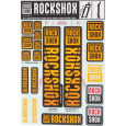 11.4318.003.499 - ROCKSHOX DECAL KIT 30/32/RS1 NE02 ORANGE