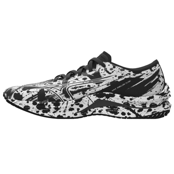 MIZUNO WAVE REBELLION FLASH/White/Black