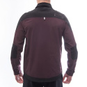 FT MEN'S RIDER LONG SLEEVE SHIRT WINE RED/BLACK velikost