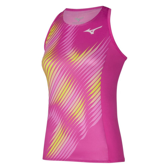 MIZUNO Printed Tank/Fuchsia fedora