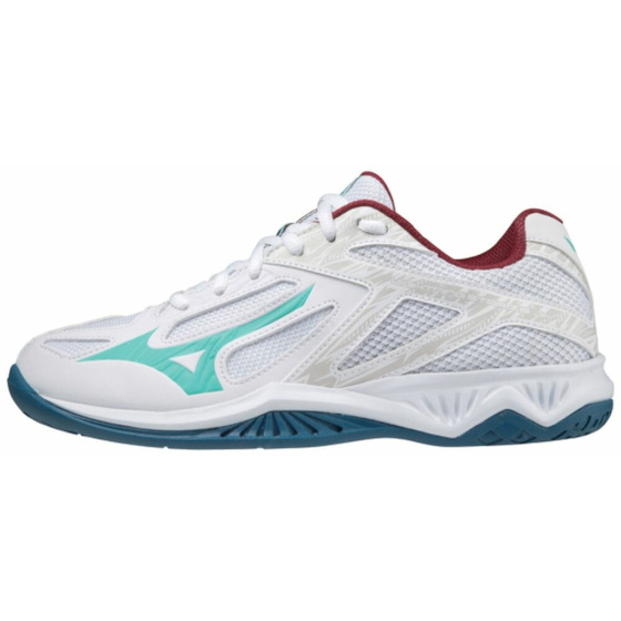 MIZUNO LIGHTNING STAR Z6 Jr. / White/Turquoise/Moroccan Blue /