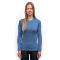 SENSOR MERINO AIR dámské triko dl.rukáv riviera blue velikost