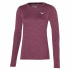 MIZUNO Impulse Core LS Tee / Grape Wine /