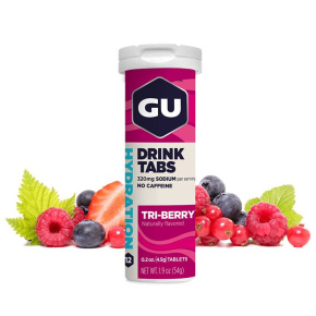 GU Hydration Drink Tabs 54 g Triberry 1 tuba (balení 8ks) EXP 12/25