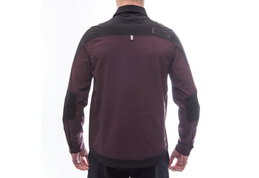 FT MEN'S RIDER LONG SLEEVE SHIRT WINE RED/BLACK velikost XL