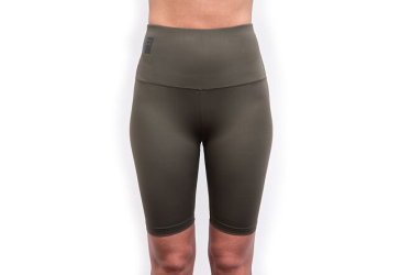 SENSOR INFINITY ECO dámské legíny biker shorts olive green velikost