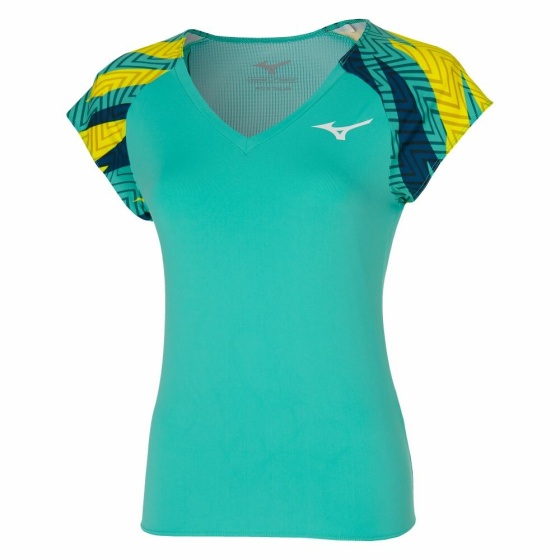 MIZUNO Tee / Turquoise /