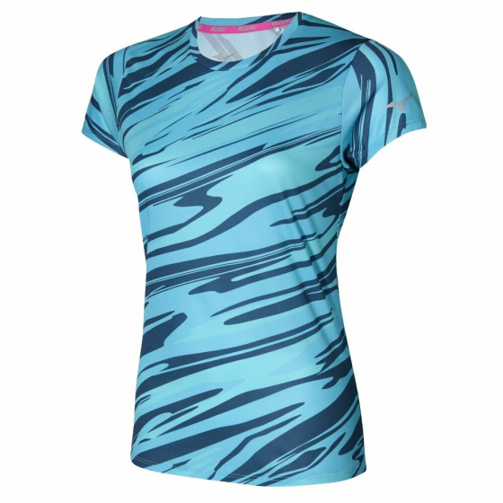 MIZUNO Core Graphic tee/Maui Blue