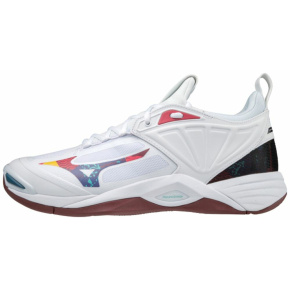 MIZUNO WAVE MOMENTUM 2 / White/High Visibility/Syrah /