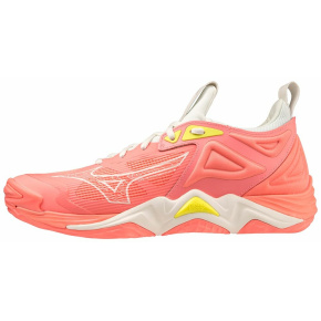 MIZUNO WAVE MOMENTUM 3 / CCoral/Black/Bolt2(Neon) /