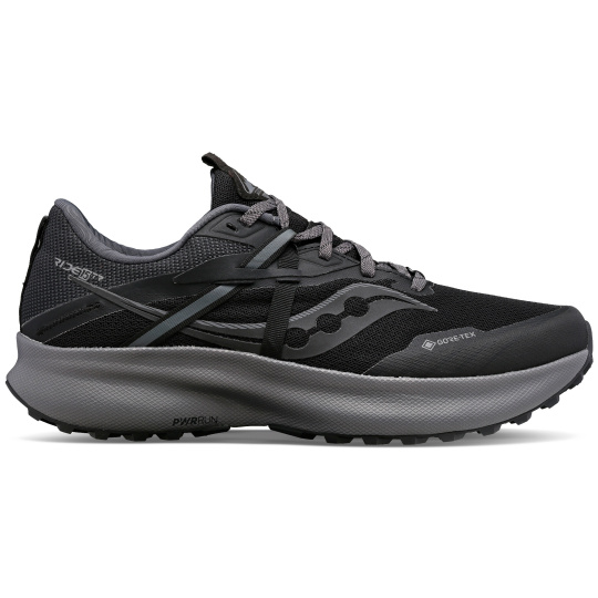 pánská obuv saucony S20799-10 RIDE 15 TR GTX  BLACK/CHARCOAL 44