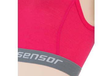 SENSOR MERINO ACTIVE dámská podprsenka magenta velikost